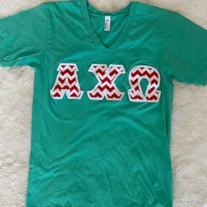 Alpha chi omega letter shirt